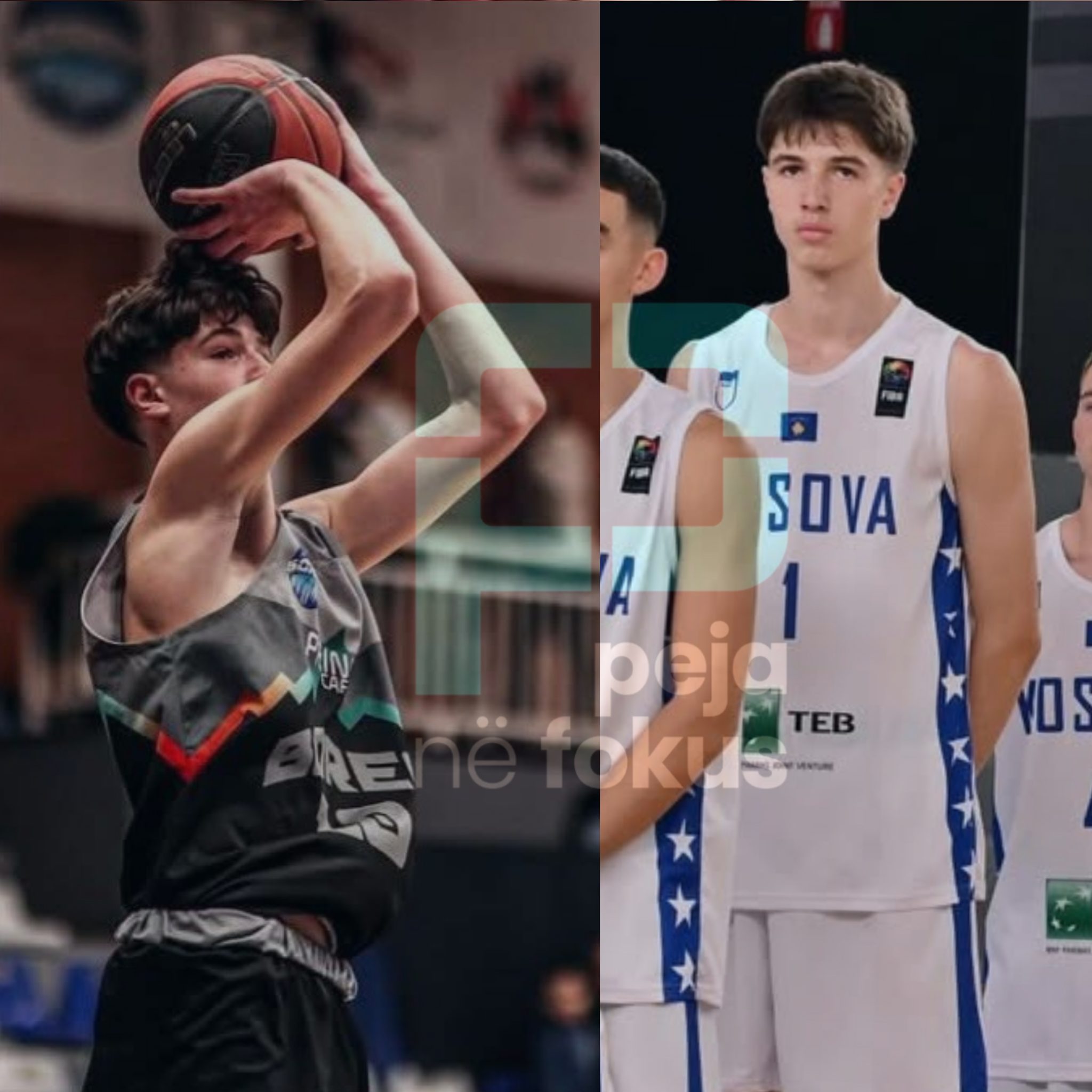 Kush është “ylli” pejan 2.2 metra vetëm 15 vjeçar që po shkëlqen në basketbollin kosovar ? 
